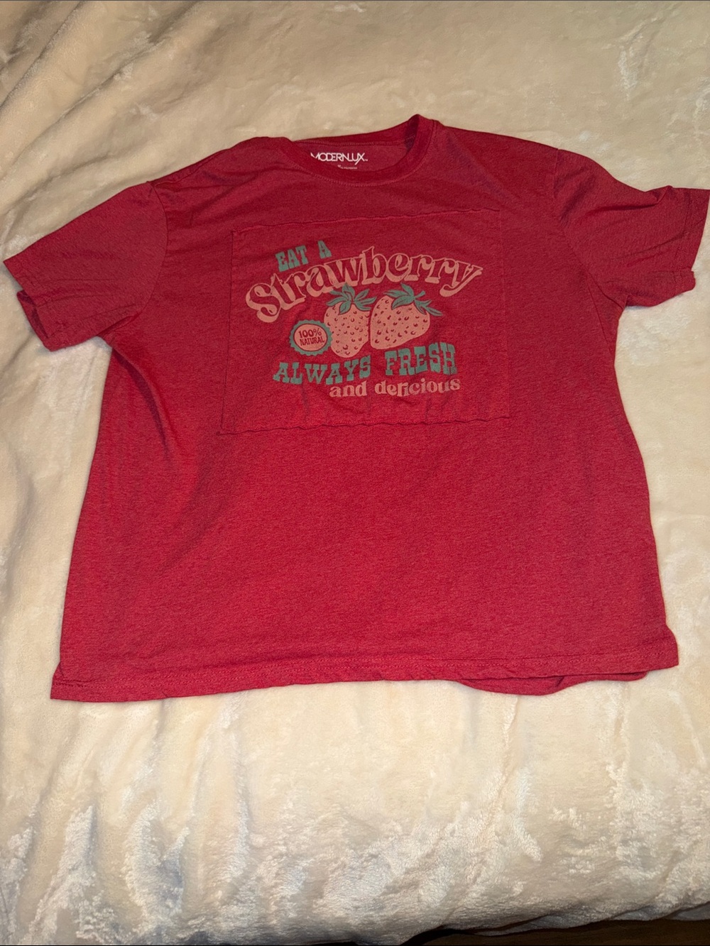Womens M ModernLux 🍓 Tee